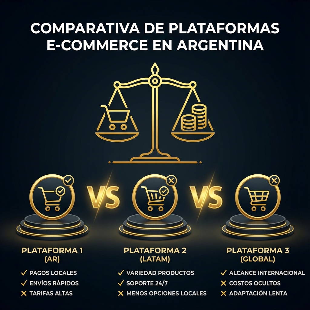 Comparativa Plataformas E-commerce Argentina