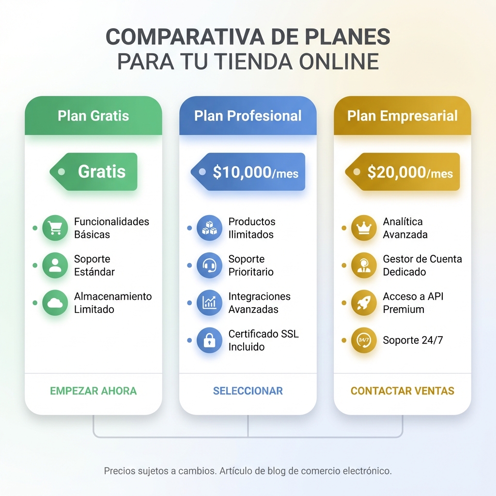 Plan Gratis vs Profesional vs Empresarial - Comparativa de Planes