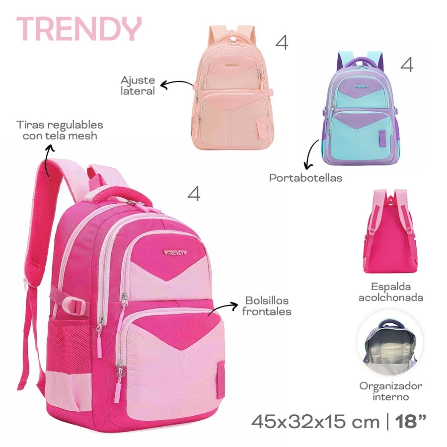 Mochila Trendy Oddy 18"