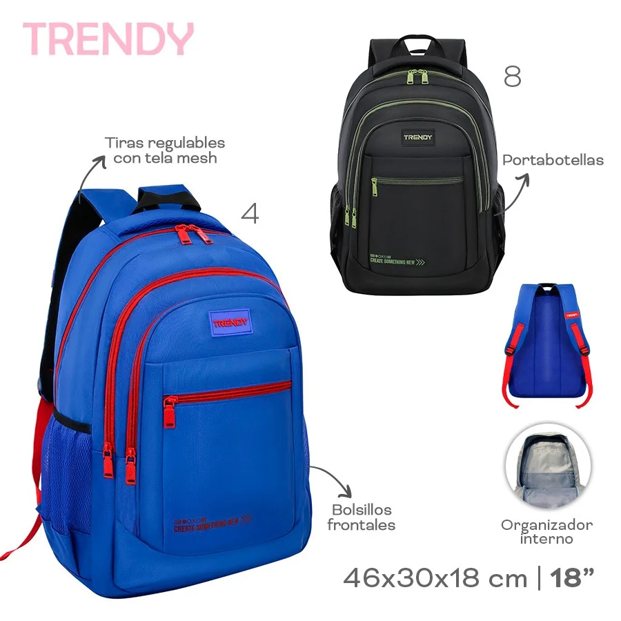 Mochila Trendy 18'Liso