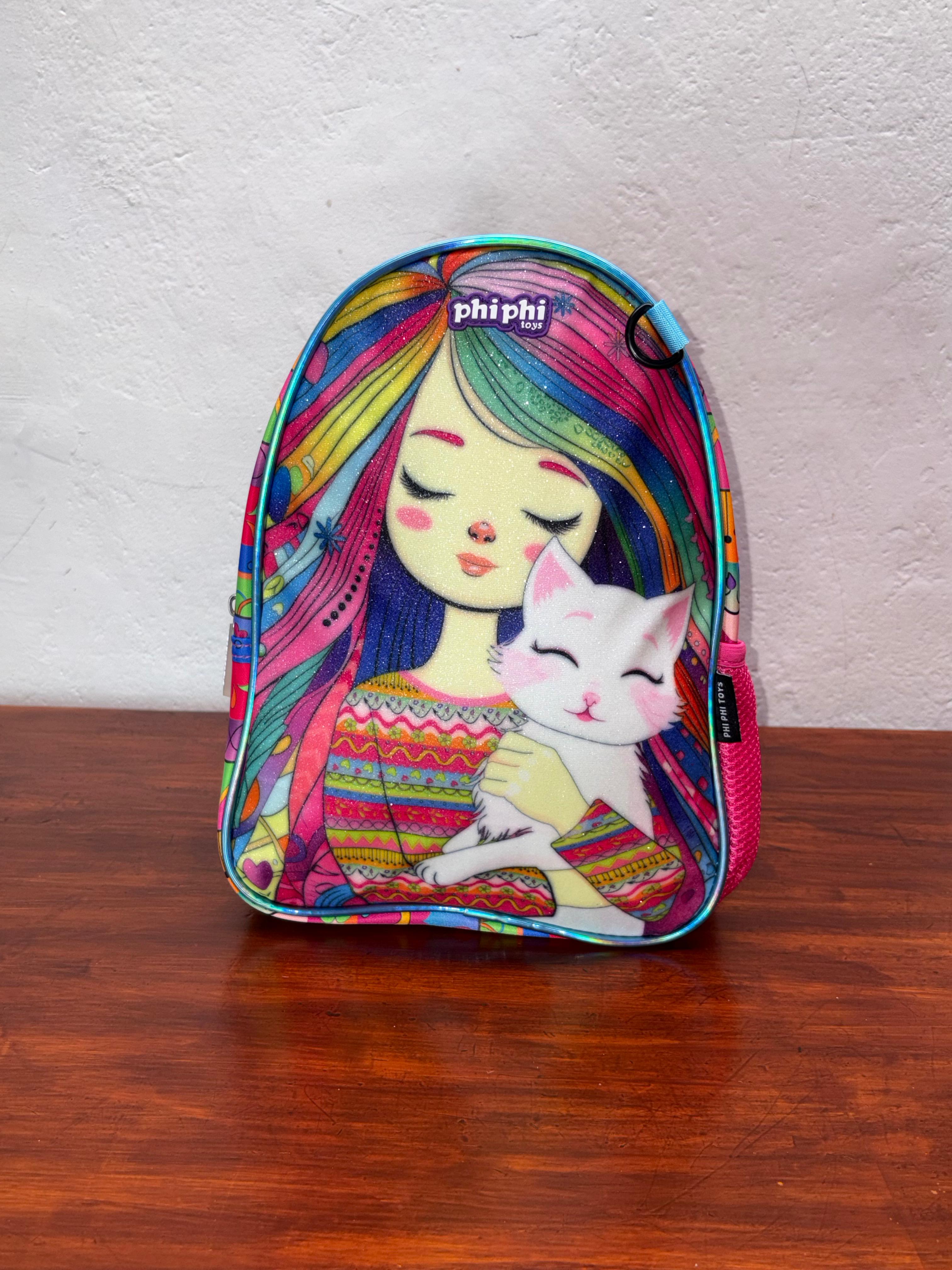 Mochila Gatito Jardin